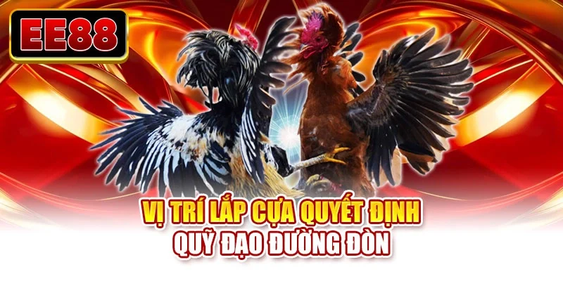 Vị trí lắp cựa quyết định quỹ đạo đường đòn